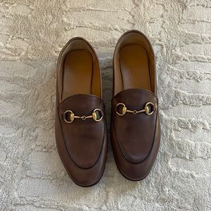 Brown Gucci loafers, size 35